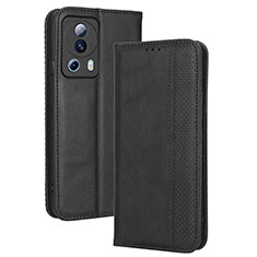 Handytasche Stand Schutzhülle Flip Leder Hülle BY4 für Xiaomi Mi 13 Lite 5G Schwarz