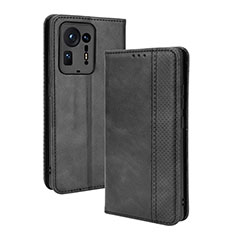 Handytasche Stand Schutzhülle Flip Leder Hülle BY4 für Xiaomi Mi Mix 4 5G Schwarz