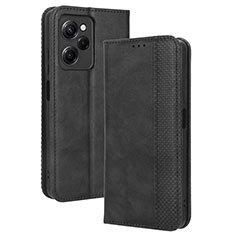 Handytasche Stand Schutzhülle Flip Leder Hülle BY4 für Xiaomi Poco X5 Pro 5G Schwarz