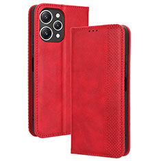 Handytasche Stand Schutzhülle Flip Leder Hülle BY4 für Xiaomi Redmi 12 4G Rot