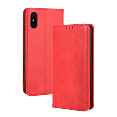 Handytasche Stand Schutzhülle Flip Leder Hülle BY4 für Xiaomi Redmi 9i Rot