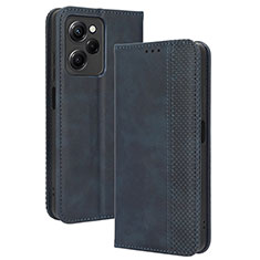 Handytasche Stand Schutzhülle Flip Leder Hülle BY4 für Xiaomi Redmi Note 12 Pro Speed 5G Blau