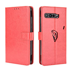 Handytasche Stand Schutzhülle Flip Leder Hülle BY5 für Asus ROG Phone 3 Strix ZS661KS Rot