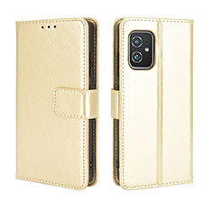 Handytasche Stand Schutzhülle Flip Leder Hülle BY5 für Asus Zenfone 8 ZS590KS Gold