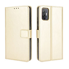 Handytasche Stand Schutzhülle Flip Leder Hülle BY5 für HTC Desire 21 Pro 5G Gold