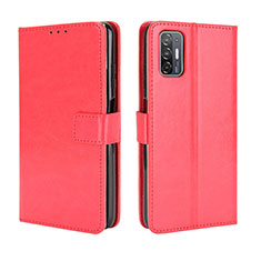 Handytasche Stand Schutzhülle Flip Leder Hülle BY5 für HTC Desire 21 Pro 5G Rot