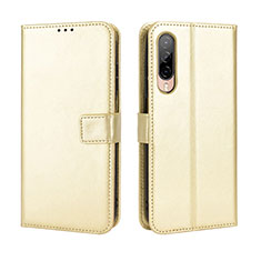 Handytasche Stand Schutzhülle Flip Leder Hülle BY5 für HTC Desire 22 Pro 5G Gold