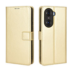 Handytasche Stand Schutzhülle Flip Leder Hülle BY5 für Huawei Honor 60 5G Gold