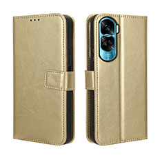 Handytasche Stand Schutzhülle Flip Leder Hülle BY5 für Huawei Honor 90 Lite 5G Gold