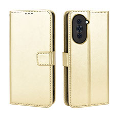 Handytasche Stand Schutzhülle Flip Leder Hülle BY5 für Huawei Nova 10 Gold