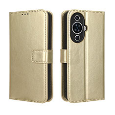 Handytasche Stand Schutzhülle Flip Leder Hülle BY5 für Huawei Nova 11 Gold