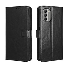 Handytasche Stand Schutzhülle Flip Leder Hülle BY5 für Nokia G400 5G Schwarz