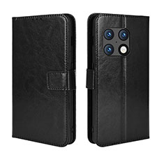 Handytasche Stand Schutzhülle Flip Leder Hülle BY5 für OnePlus 10 Pro 5G Schwarz