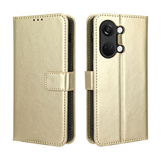 Handytasche Stand Schutzhülle Flip Leder Hülle BY5 für OnePlus Ace 2V 5G Gold