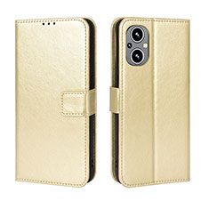 Handytasche Stand Schutzhülle Flip Leder Hülle BY5 für OnePlus Nord N20 5G Gold