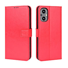 Handytasche Stand Schutzhülle Flip Leder Hülle BY5 für OnePlus Nord N20 5G Rot