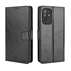 Handytasche Stand Schutzhülle Flip Leder Hülle BY5 für Oppo A94 5G Schwarz