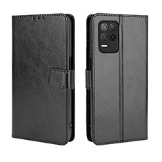 Handytasche Stand Schutzhülle Flip Leder Hülle BY5 für Realme 8s 5G Schwarz