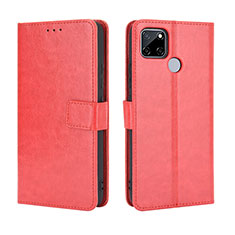 Handytasche Stand Schutzhülle Flip Leder Hülle BY5 für Realme C25S Rot