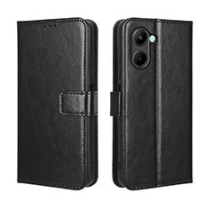 Handytasche Stand Schutzhülle Flip Leder Hülle BY5 für Realme C33 Schwarz