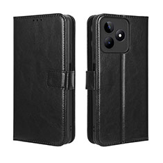 Handytasche Stand Schutzhülle Flip Leder Hülle BY5 für Realme C51 Schwarz