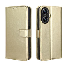 Handytasche Stand Schutzhülle Flip Leder Hülle BY5 für Realme C55 Gold