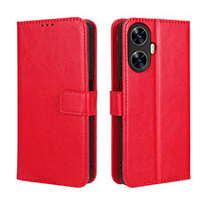 Handytasche Stand Schutzhülle Flip Leder Hülle BY5 für Realme C55 Rot