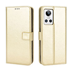 Handytasche Stand Schutzhülle Flip Leder Hülle BY5 für Realme GT Neo3 5G Gold