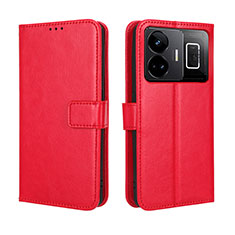 Handytasche Stand Schutzhülle Flip Leder Hülle BY5 für Realme GT Neo6 5G Rot