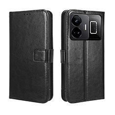 Handytasche Stand Schutzhülle Flip Leder Hülle BY5 für Realme GT3 5G Schwarz