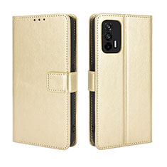 Handytasche Stand Schutzhülle Flip Leder Hülle BY5 für Realme Q3 Pro 5G Gold