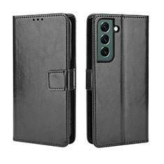 Handytasche Stand Schutzhülle Flip Leder Hülle BY5 für Samsung Galaxy S22 Plus 5G Schwarz