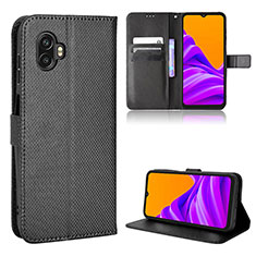 Handytasche Stand Schutzhülle Flip Leder Hülle BY5 für Samsung Galaxy XCover 6 Pro 5G Schwarz