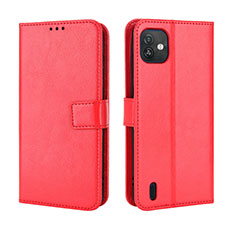 Handytasche Stand Schutzhülle Flip Leder Hülle BY5 für Wiko Y82 Rot