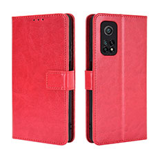 Handytasche Stand Schutzhülle Flip Leder Hülle BY5 für Xiaomi Mi 10T 5G Rot