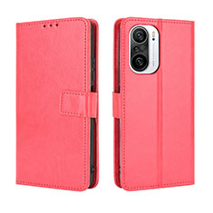 Handytasche Stand Schutzhülle Flip Leder Hülle BY5 für Xiaomi Poco F3 5G Rot