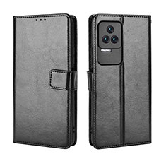 Handytasche Stand Schutzhülle Flip Leder Hülle BY5 für Xiaomi Poco F4 5G Schwarz