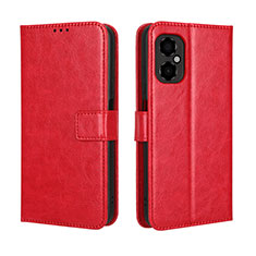 Handytasche Stand Schutzhülle Flip Leder Hülle BY5 für Xiaomi Poco M4 5G Rot