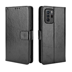 Handytasche Stand Schutzhülle Flip Leder Hülle BY5 für Xiaomi Poco X3 GT 5G Schwarz