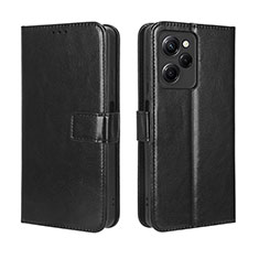 Handytasche Stand Schutzhülle Flip Leder Hülle BY5 für Xiaomi Poco X5 Pro 5G Schwarz