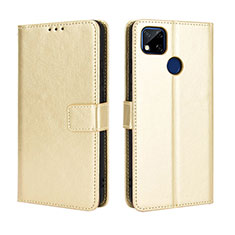 Handytasche Stand Schutzhülle Flip Leder Hülle BY5 für Xiaomi Redmi 10A 4G Gold