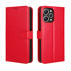 Handytasche Stand Schutzhülle Flip Leder Hülle BY5 für Xiaomi Redmi 12 4G Rot