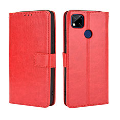 Handytasche Stand Schutzhülle Flip Leder Hülle BY5 für Xiaomi Redmi 9 Activ Rot