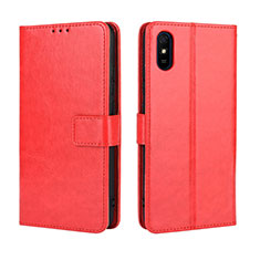 Handytasche Stand Schutzhülle Flip Leder Hülle BY5 für Xiaomi Redmi 9i Rot