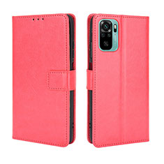 Handytasche Stand Schutzhülle Flip Leder Hülle BY5 für Xiaomi Redmi Note 10 4G Rot