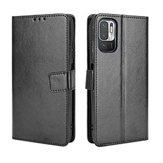 Handytasche Stand Schutzhülle Flip Leder Hülle BY5 für Xiaomi Redmi Note 10 5G Schwarz