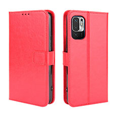 Handytasche Stand Schutzhülle Flip Leder Hülle BY5 für Xiaomi Redmi Note 10 JE 5G Rot