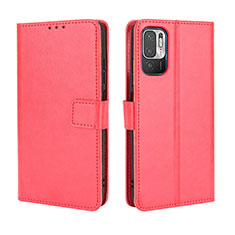 Handytasche Stand Schutzhülle Flip Leder Hülle BY5 für Xiaomi Redmi Note 10T 5G Rot