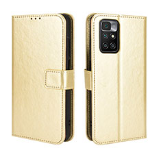 Handytasche Stand Schutzhülle Flip Leder Hülle BY5 für Xiaomi Redmi Note 11 4G (2021) Gold