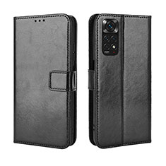 Handytasche Stand Schutzhülle Flip Leder Hülle BY5 für Xiaomi Redmi Note 11S 4G Schwarz